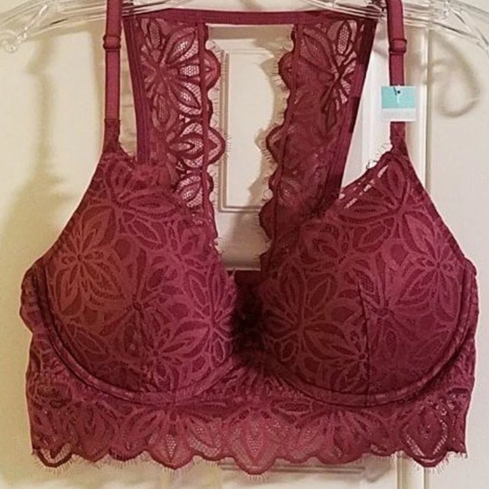 Nwt Victoria secret long line lace bra 34dd - Picture 3 of 5